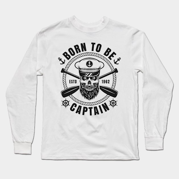 Born to be captain Long Sleeve T-Shirt by p308nx